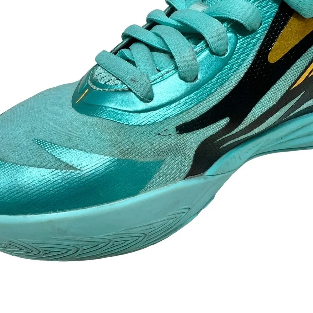Puma Mens LaMelo Ball PE Honeycomb Elektro‎ Aqua Blue 377616-01 Sneaker US Sz 6